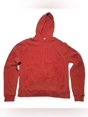 Vale Valley Waffle Knit Hoodie Everyone Lives Forever Mens XXL